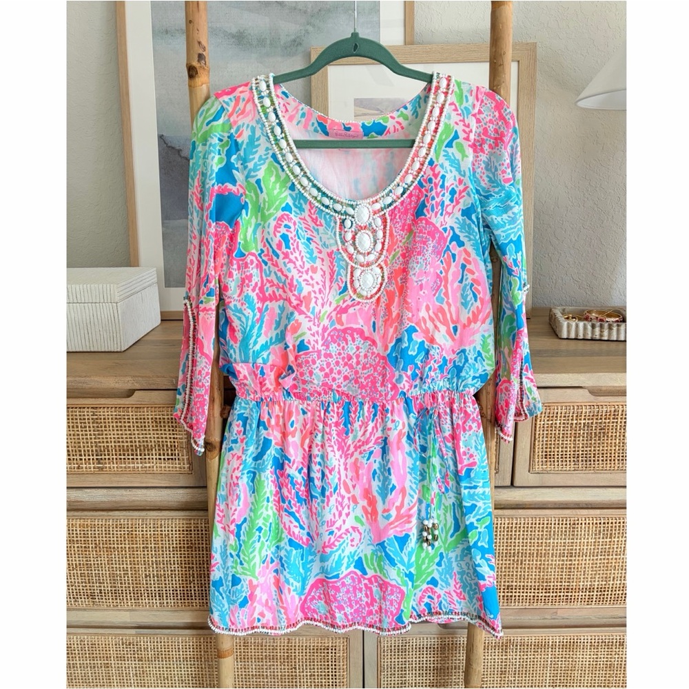 Lily Pulitzer Delisa Let’s Cha Cha Dress XS
